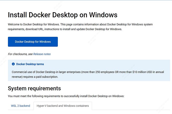 docker for windows